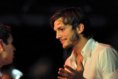 Ashton Kutcher at Fillies and Stallions Celebrity Party